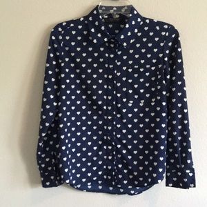 🔥Women’s Topshop Heart Printed Top